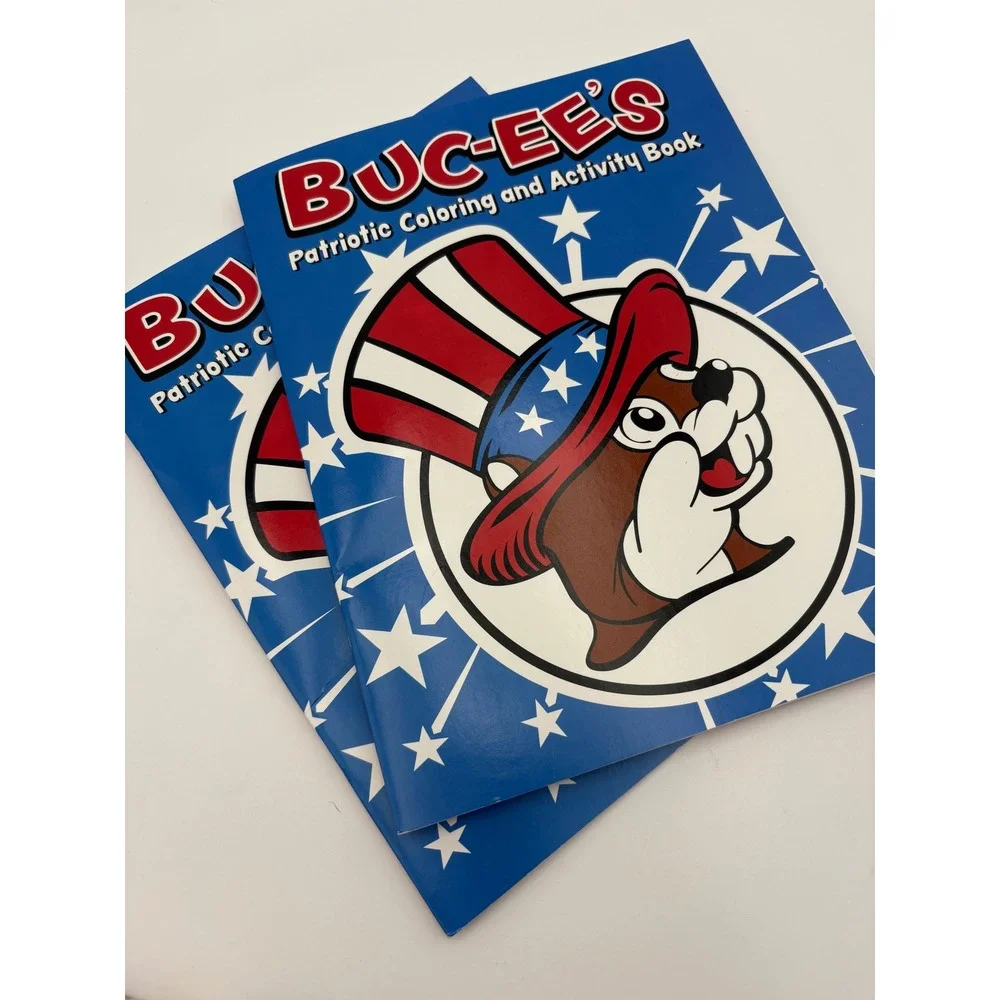 Buc-ee's Patriotic Coloring‎ and Activity Book Kids Travel Fun USA